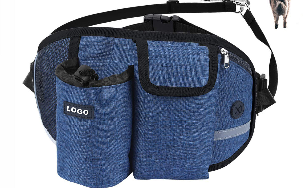 Hands-Free Dog Leash Waist Bag - Barkinggooddeals