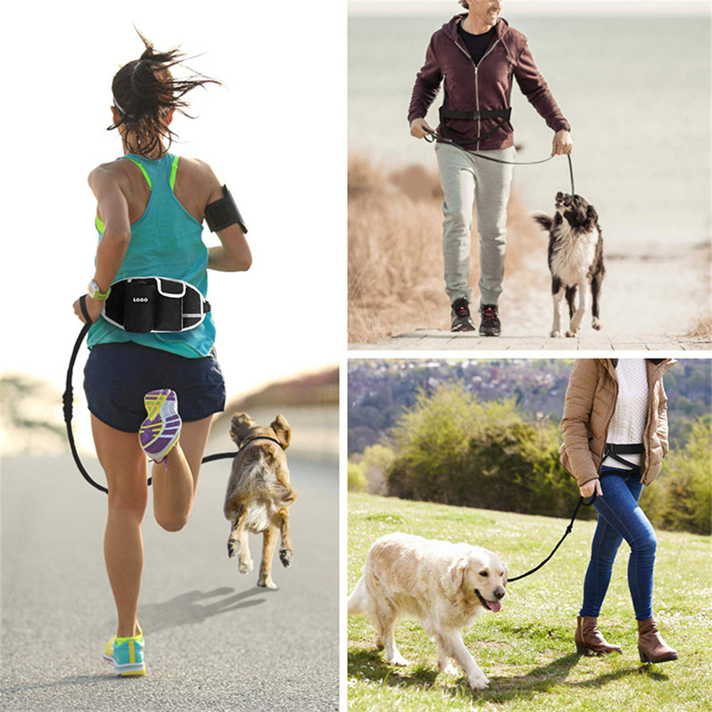 Hands-Free Dog Leash Waist Bag - Barkinggooddeals