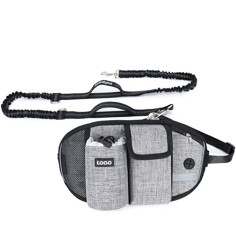 Hands-Free Dog Leash Waist Bag - Barkinggooddeals